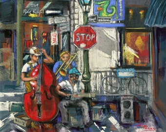 New Orleans Famous Street Music, Street Jazz, French Quarter Street Music Defines the Soul of New Orleans - 'French Quarter Street Jazz'