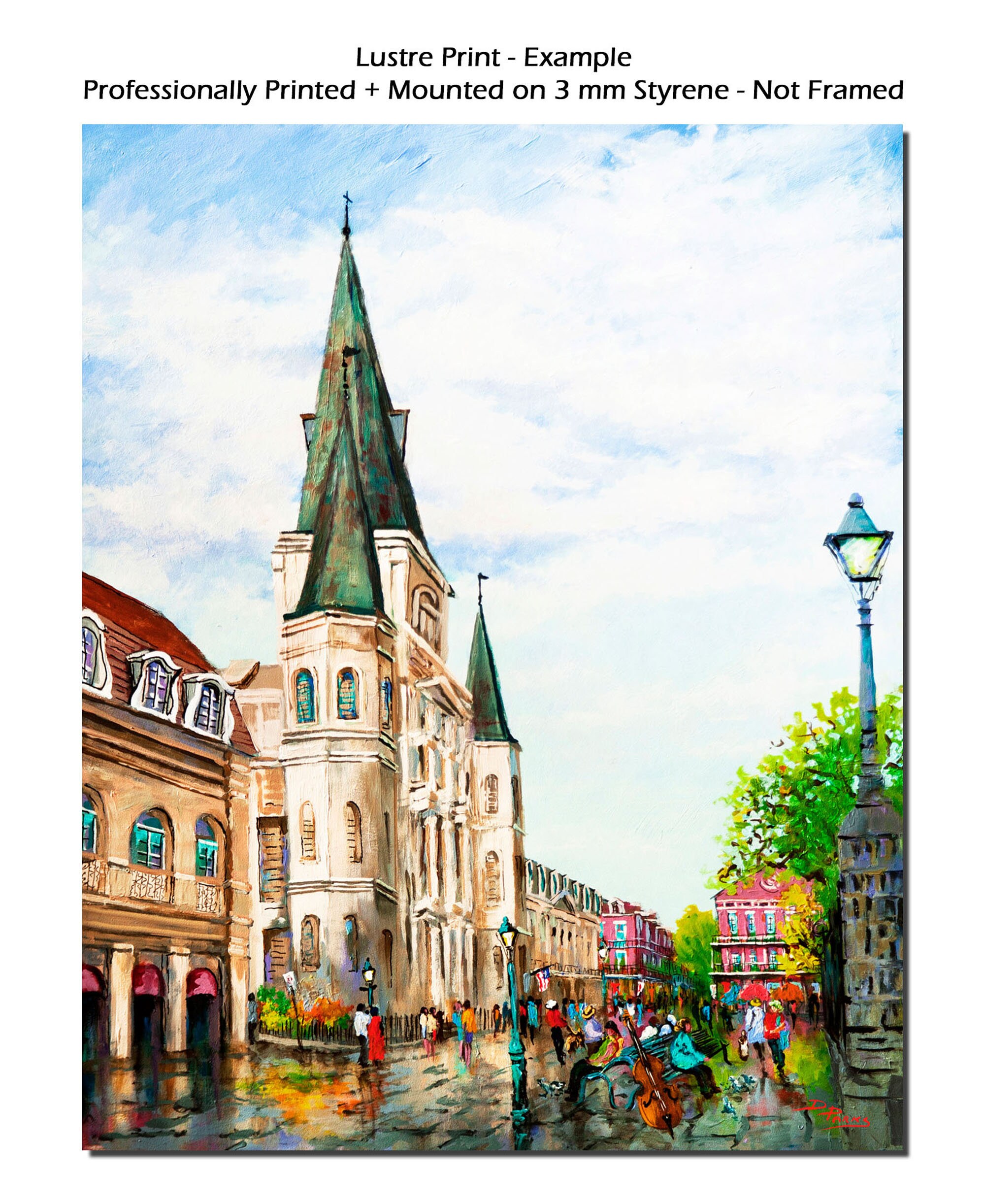 Fleur Art & Designs St Louis Cathedral Mini Canvas main image 1