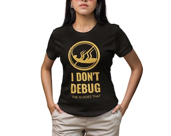 AI Debugging Coder T-shirt - grappig shirt voor software-ingenieur
