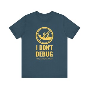 AI Debugging Coder Tee - Funny Software Engineer Shirt image 5