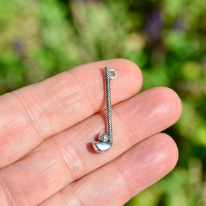 10   Golf Club and Ball Silver Tone Charms SC1802