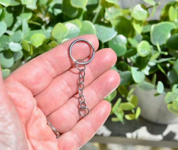 Metal Keychains 100 Pieces, Keychain Ring 100 Pieces