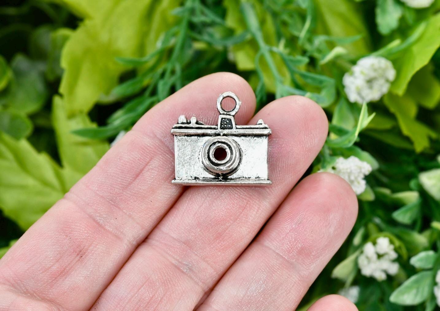 1   Camera Silver Tone Charm SC2448