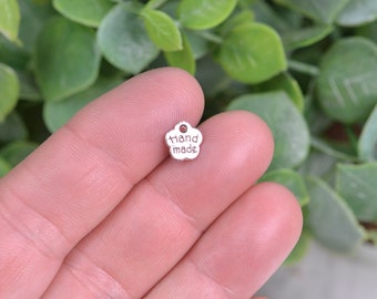 BULK 50 Hand Made Silver Tone  Charms SC1278