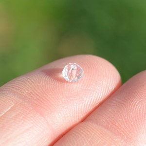 50 Clear Crystal 3 x 4mm Rondelle Beads BD236