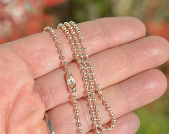 10  Rose Gold 27" Ball Necklace Chains 2.4mm C918
