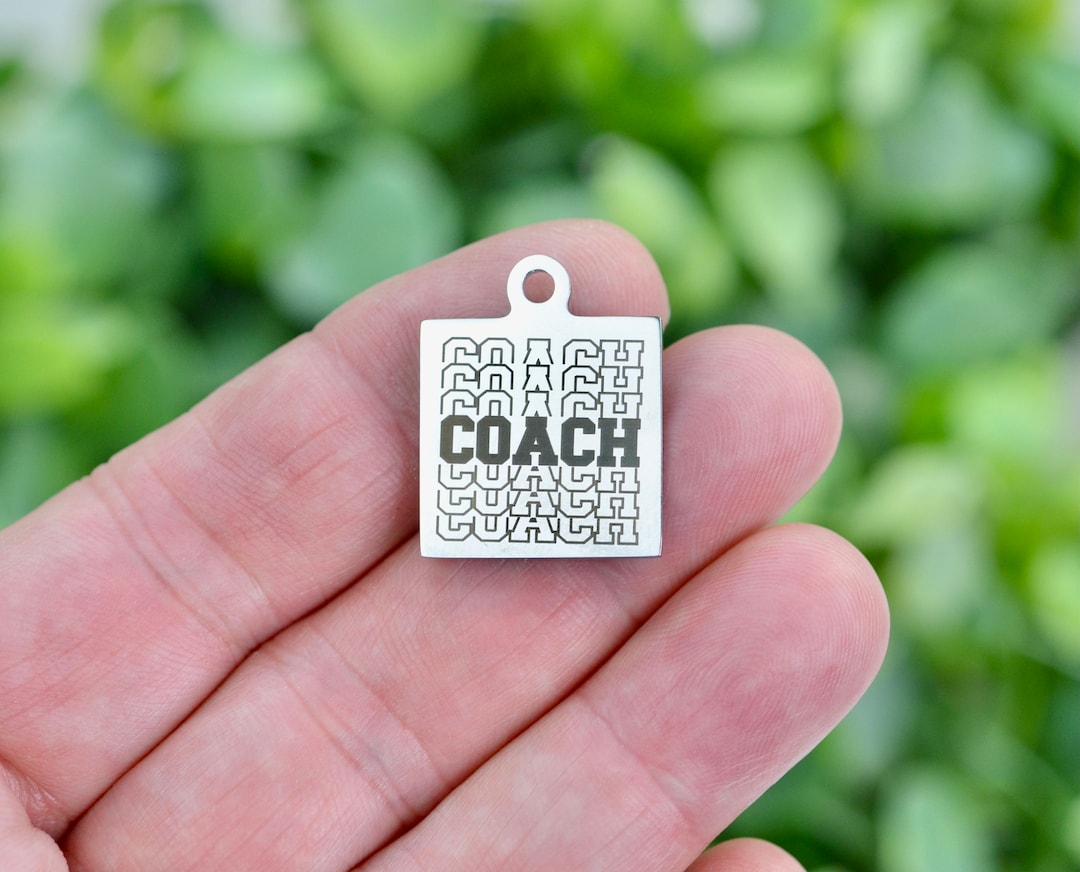 COACH, Custom Laser Engraved Charm CC684 - Etsy