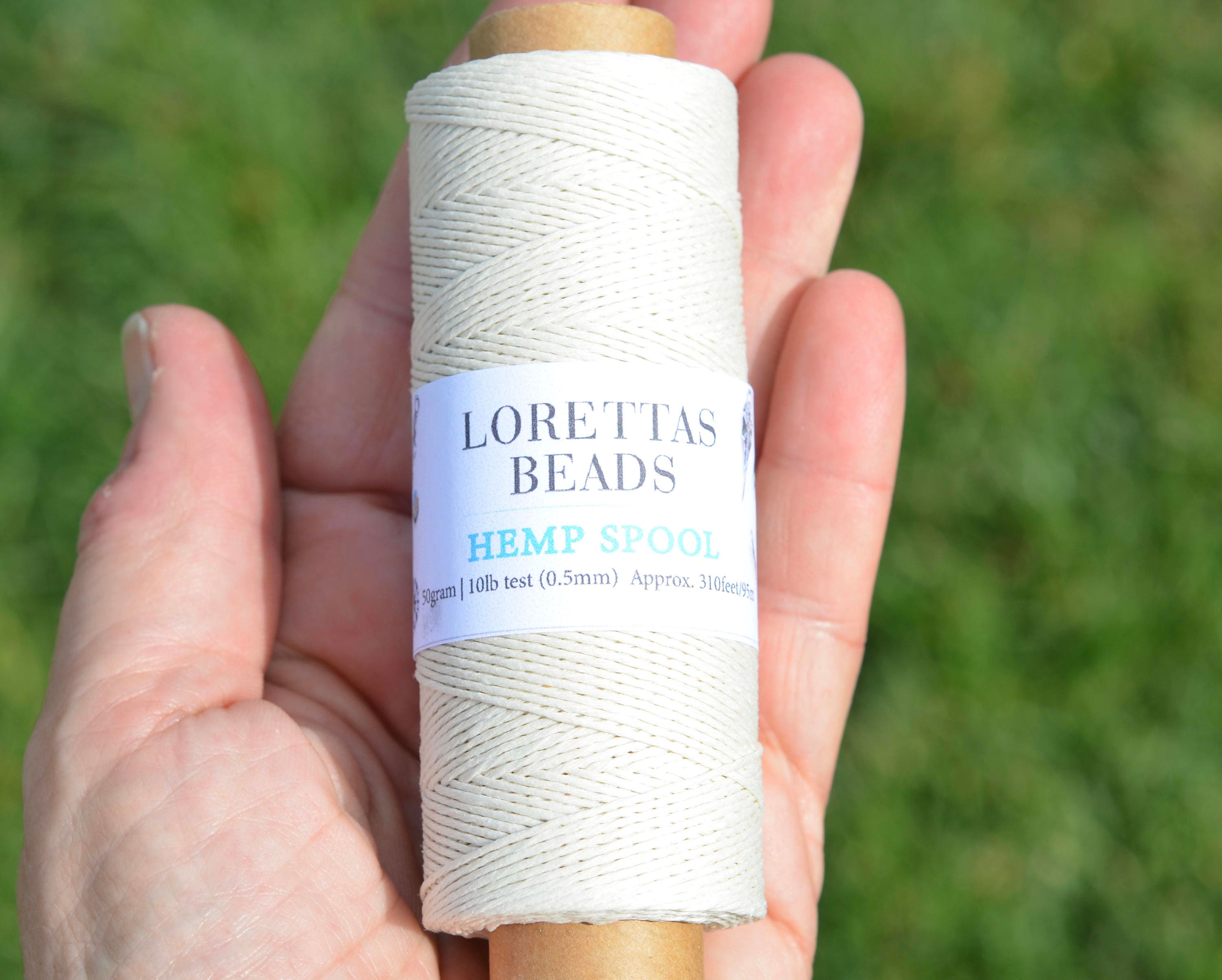 ののの Cream 10lb. Hemp Cord .5mm Spool HC117 - Etsy