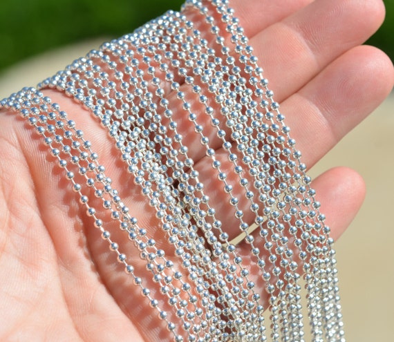 12 Bright Silver Tone 20