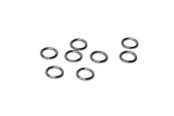 25 Stainless Steel 8mm Jump Rings F131