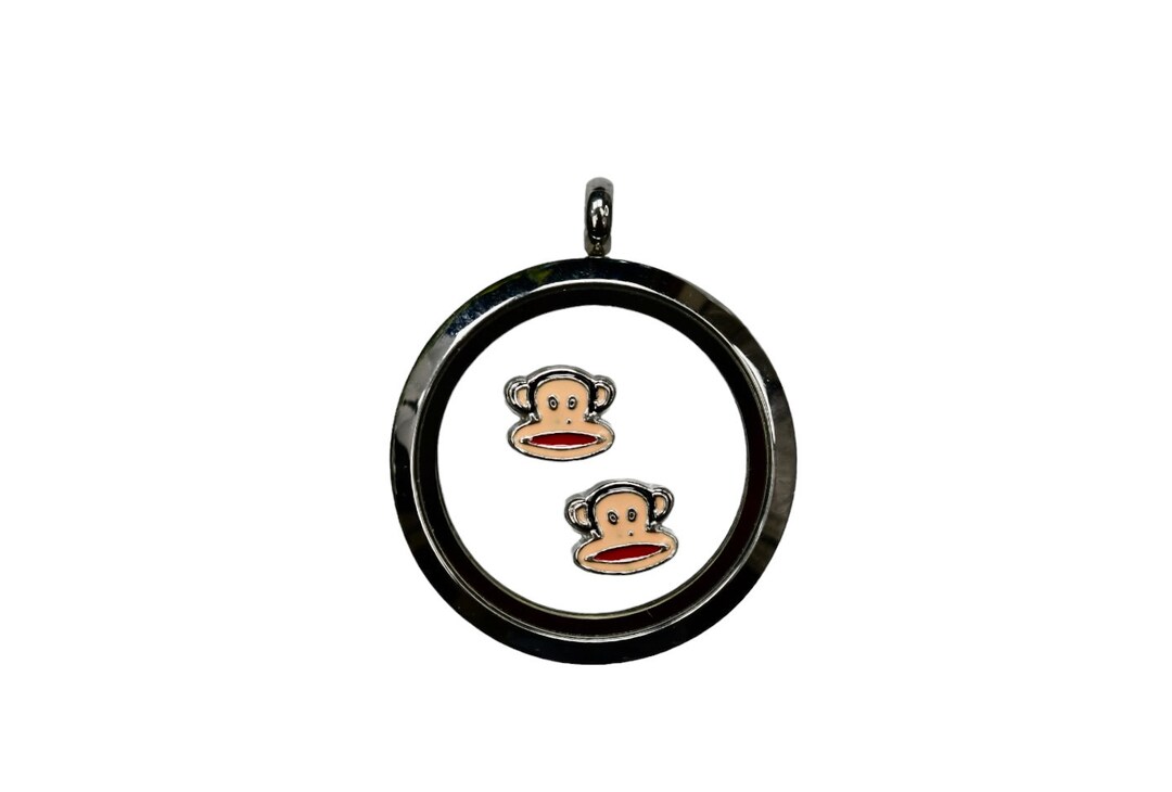 Locket Monkey 1 Memory Locket Monkey Charm FL303 - Etsy