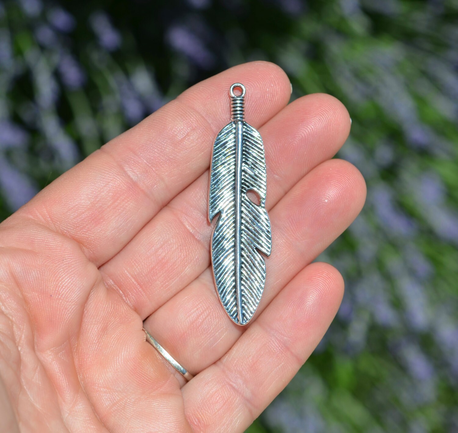 アーチェリー　feather Ken Kikuchi Feather with K18 Leaf F-21+K18F-29 - Native