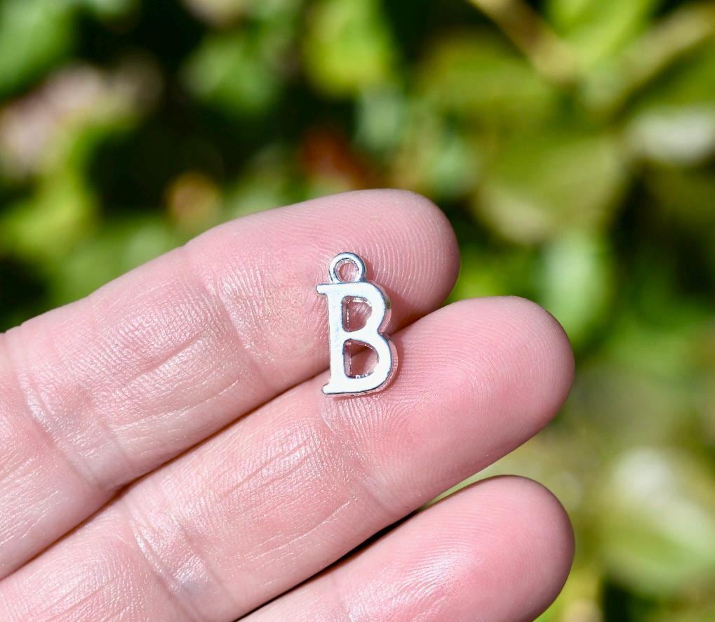 Alphabet 'B' Charm In Sterling Silver - The Perfect Keepsake Gift - Foto 5