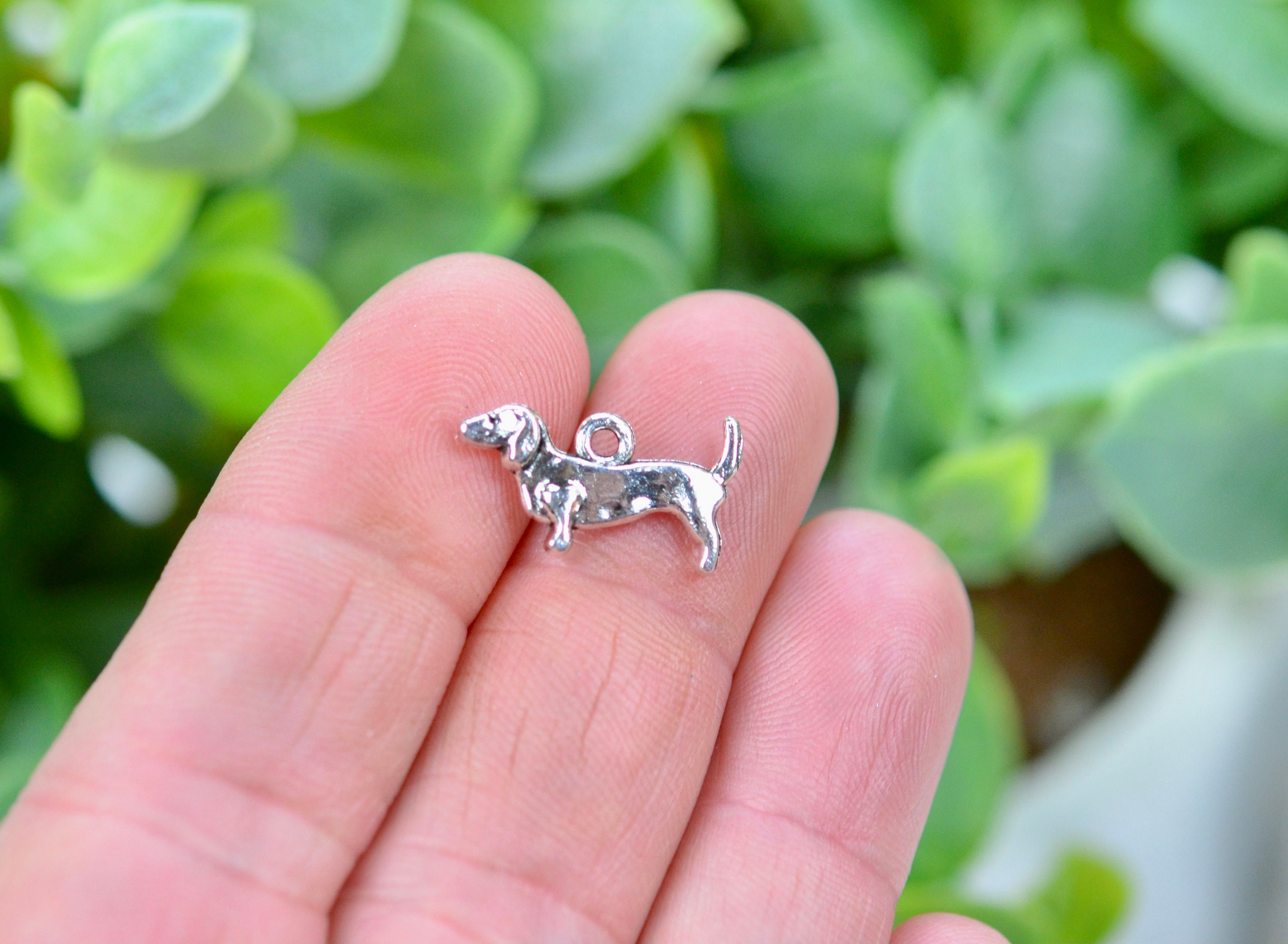 [MCM]★Dachshund Charm Dachshund Sterling Silver Charm