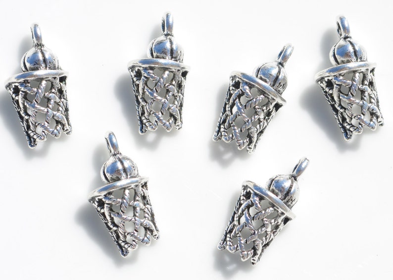 BULK 20 Basketball Hoop Silver Tone Charms SC1248 Etsy