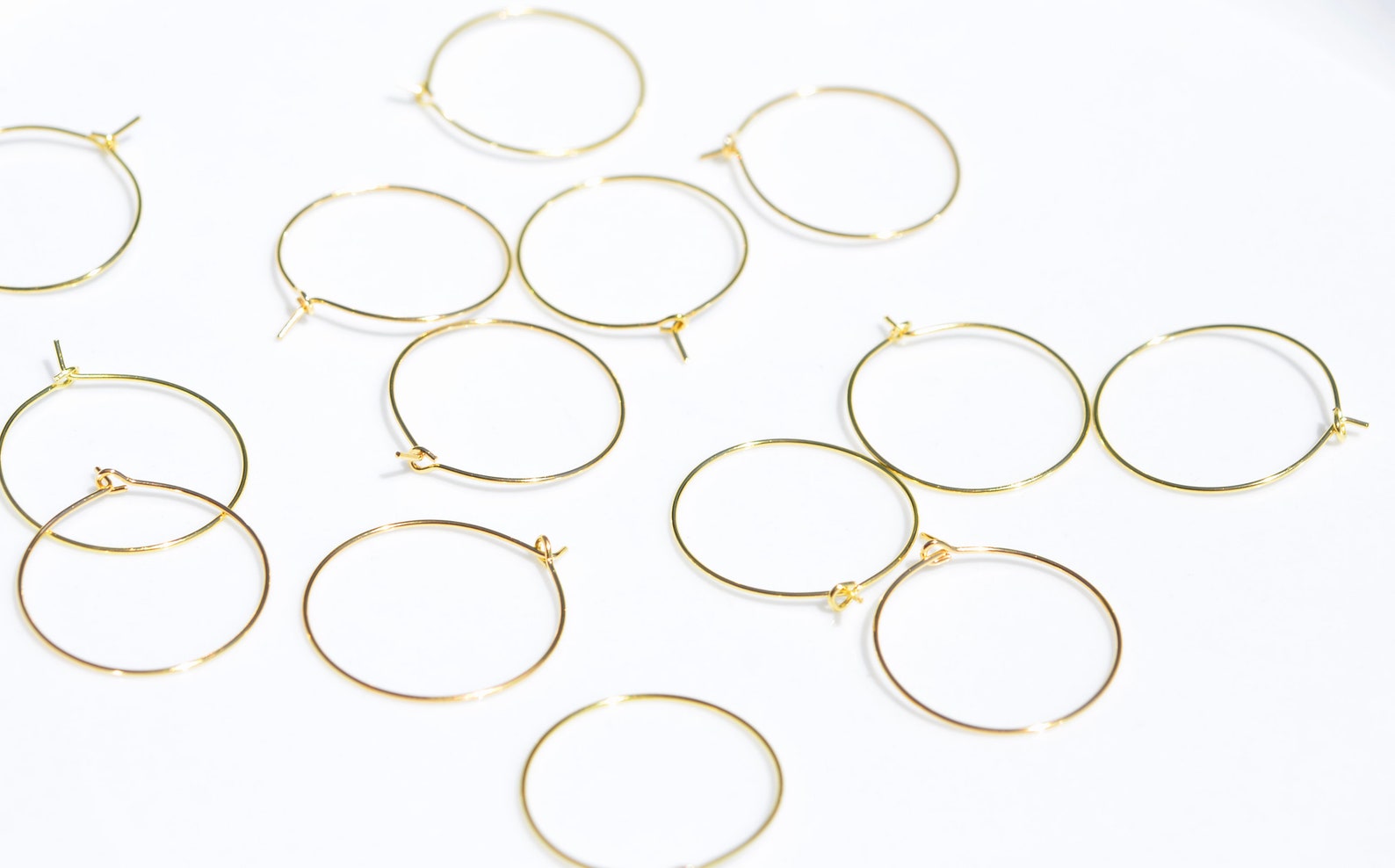 BULK 100 Gold Plated 25mm Wine Glass Charm Holders F222 Etsy