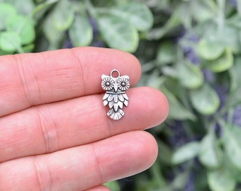Bonyak Jewelry Sterling Silver Antiqued Owl Charm Bonyak Jewelry Sterling Silver Antiqued Owl Charm