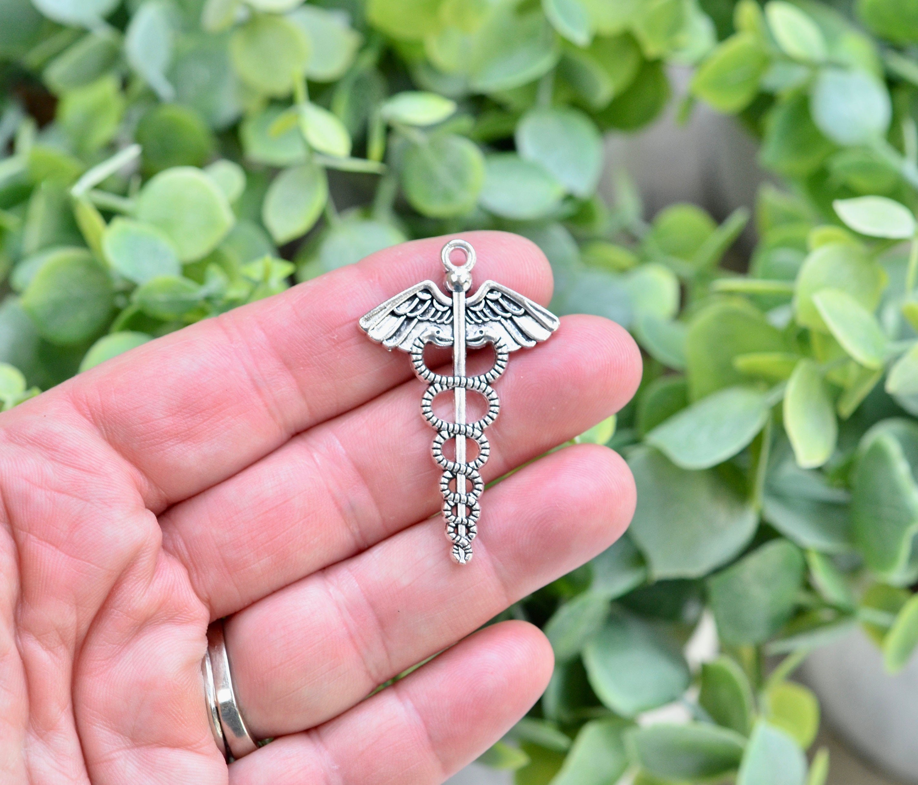 Caduceus Ring - Etsy