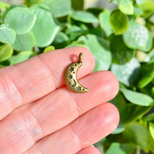 BULK 20 Sun Bronze Tone Charms BC3131 Etsy