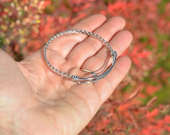 BULK 5 Stainless Steel Expandable Bangle Bracelet C792