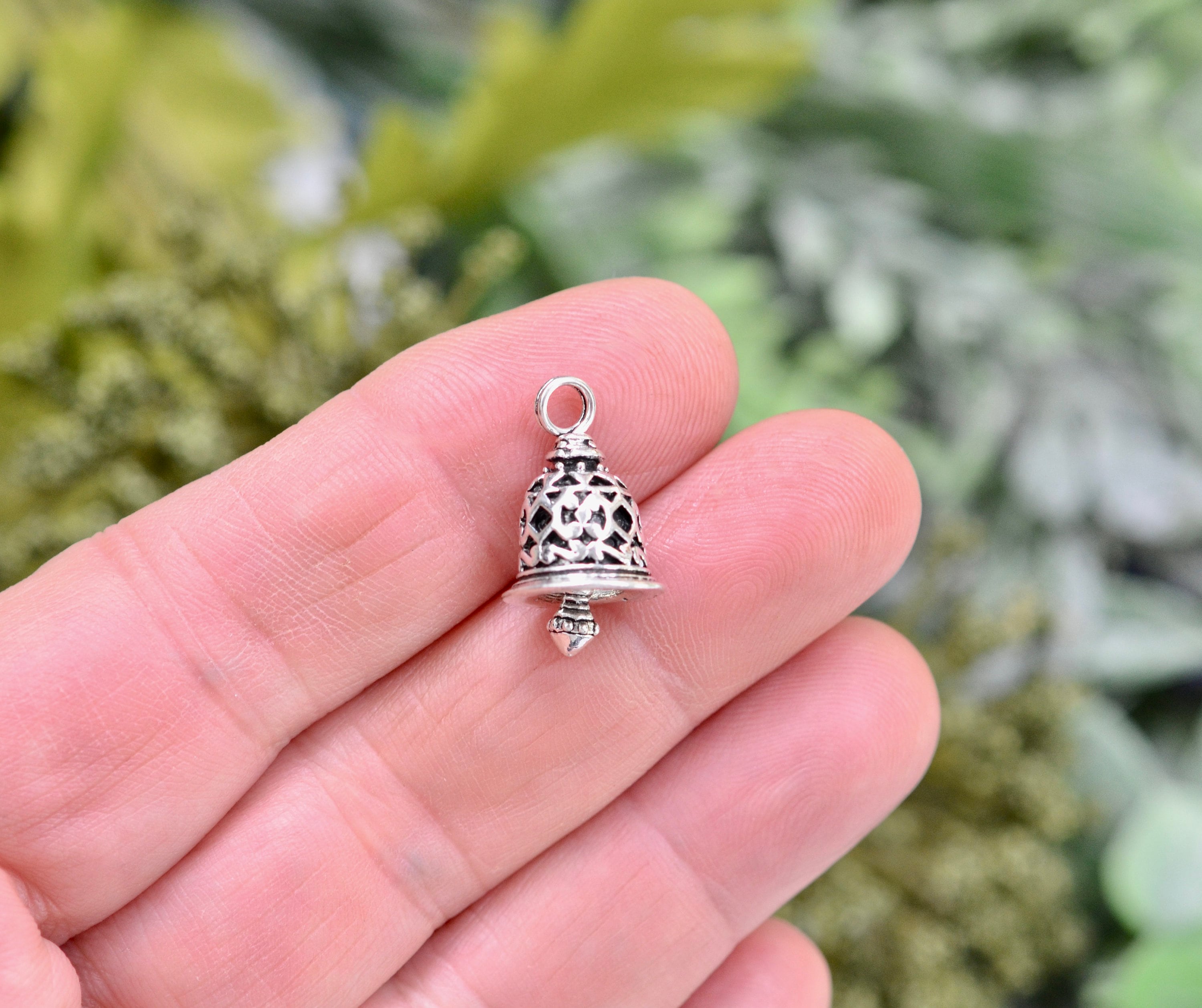 Antique Silver Bells - Etsy
