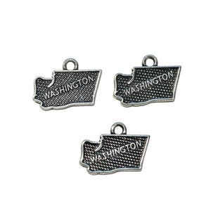 1 State of Washington Silver Tone Charm SC2141 image 4
