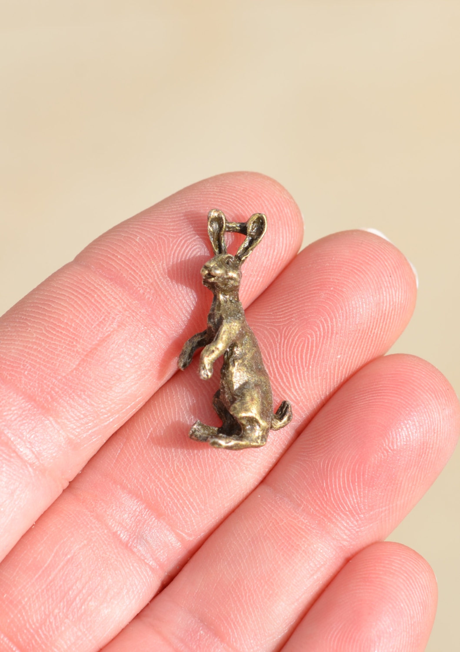 BULK 20 Rabbit 3D Bronze Tone Charms BC2547 Etsy