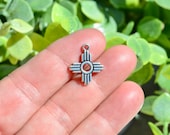 BULK 20 Zia Sun Silver Tone Charms SC6805 - Etsy