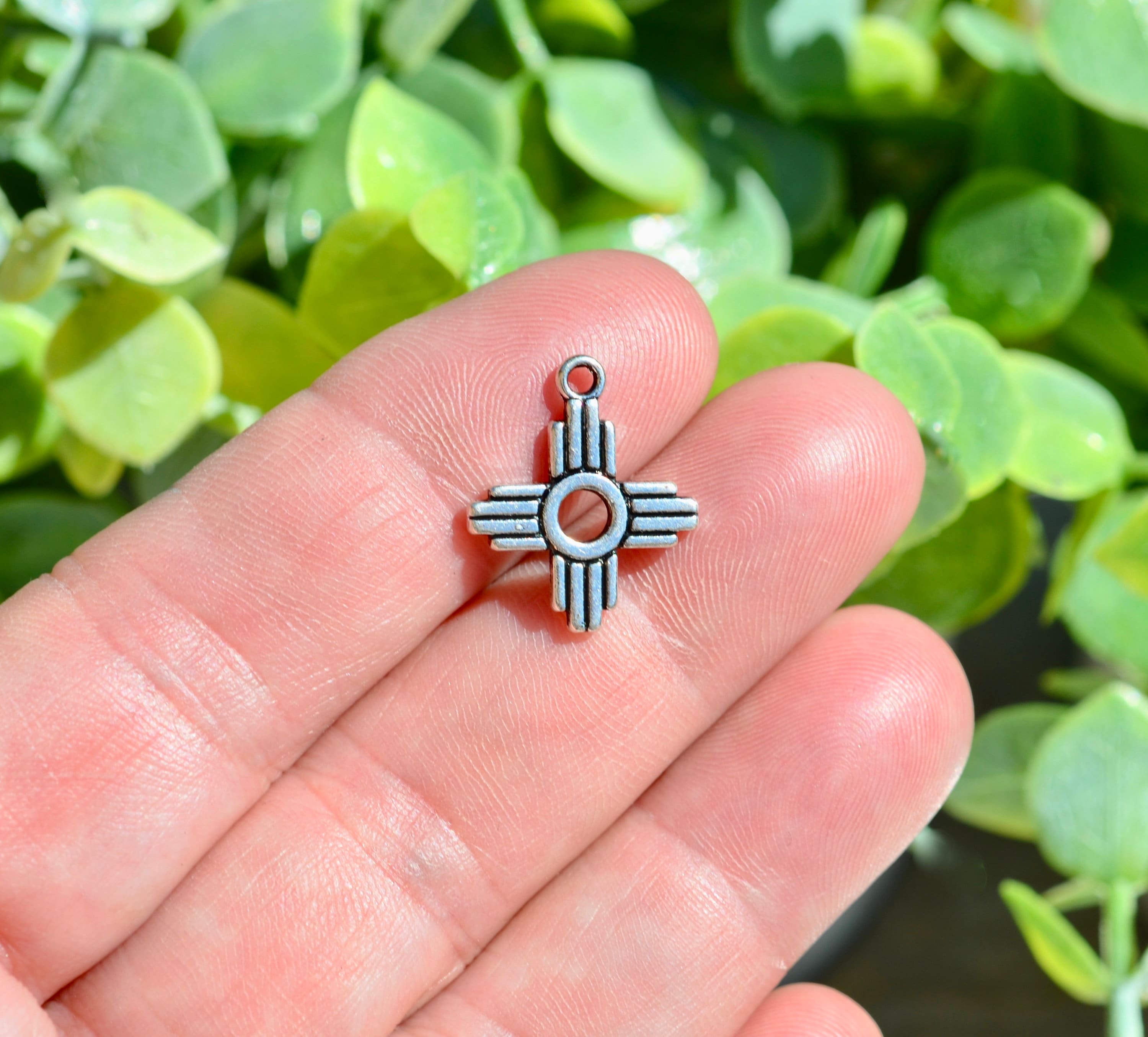BULK 20 Zia Sun Silver Tone Charms SC6805 Etsy