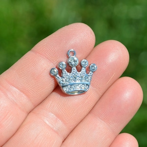 1 Crown Charm with Sparkling Rhinestones SC3606