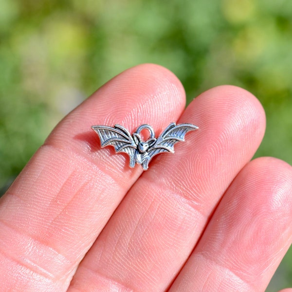 1  Bat Silver Tone Charm SC5629