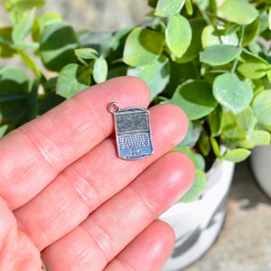 5   Computer Laptop Silver Tone Charms SC4124