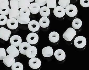 100 grammes de perles de graines blanches 10/0 BD225