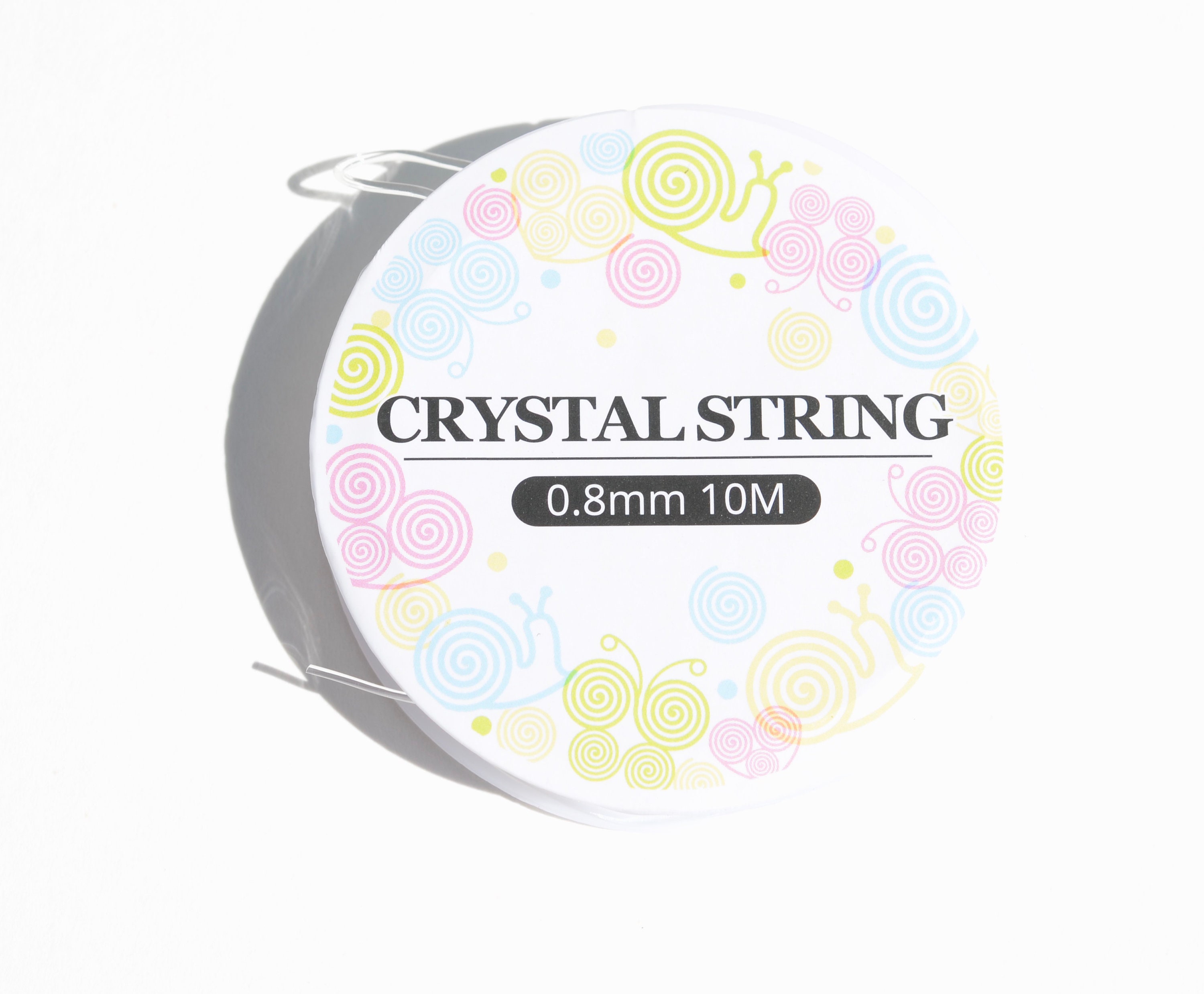 4 Pcs 0.8mm Clear Elastic String, Elastic Bead Thread Bracelet