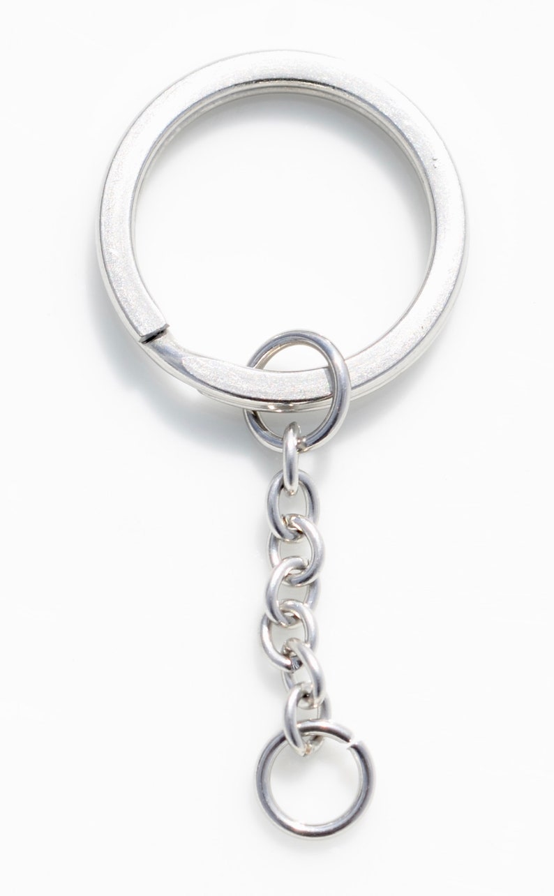 BULK 10 Stainless Steel Split Key Ring Holders F439 Etsy