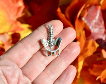 BULK 20 Human Anatomy Pelvis Charms SC6543