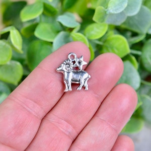 BULK 20 Aries Zodiac Silver Tone  Charms SC6465