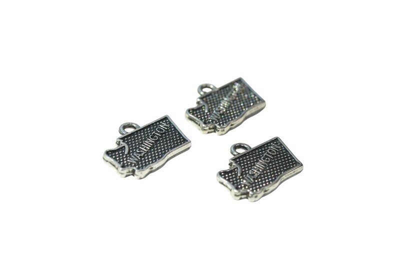 1 State of Washington Silver Tone Charm SC2141 image 3