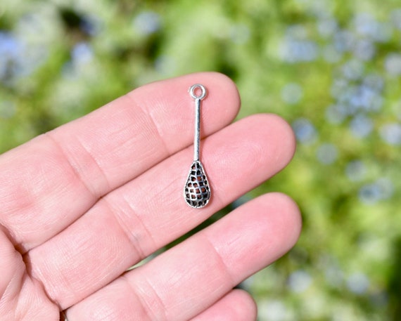 Lacrosse Stick Charm Sterling Silver Lacrosse Stick Charm Sterling Silver