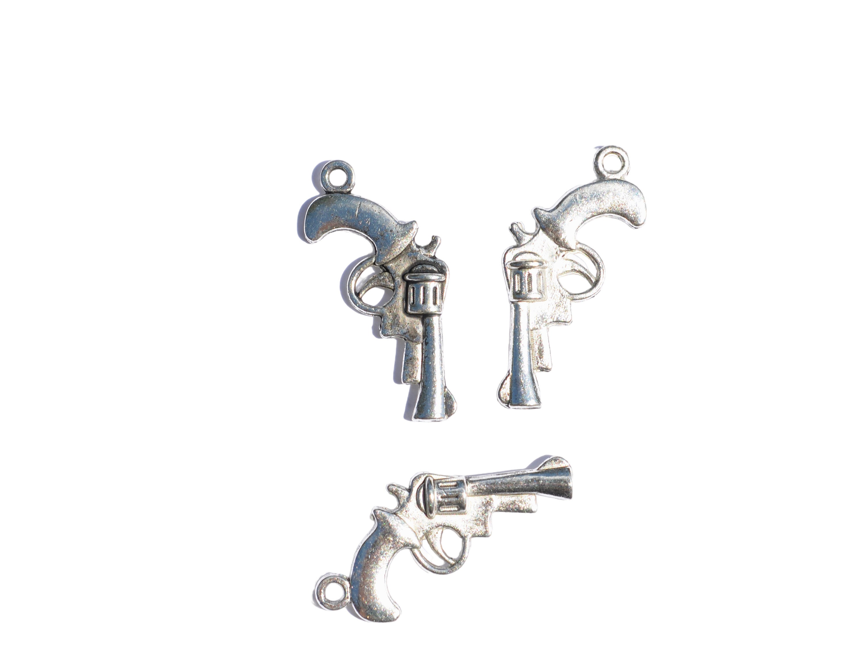 Charm pistola in argento sterling .925 x 1 Guns Armi charms