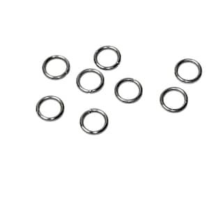 25 Stainless Steel 8mm Jump Rings F131 image 3
