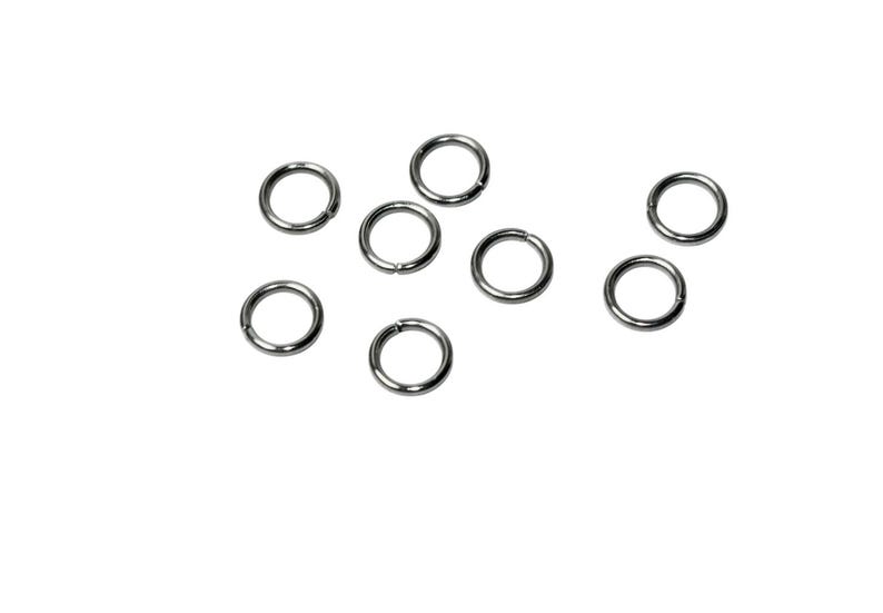 25 Stainless Steel 8mm Jump Rings F131 image 3