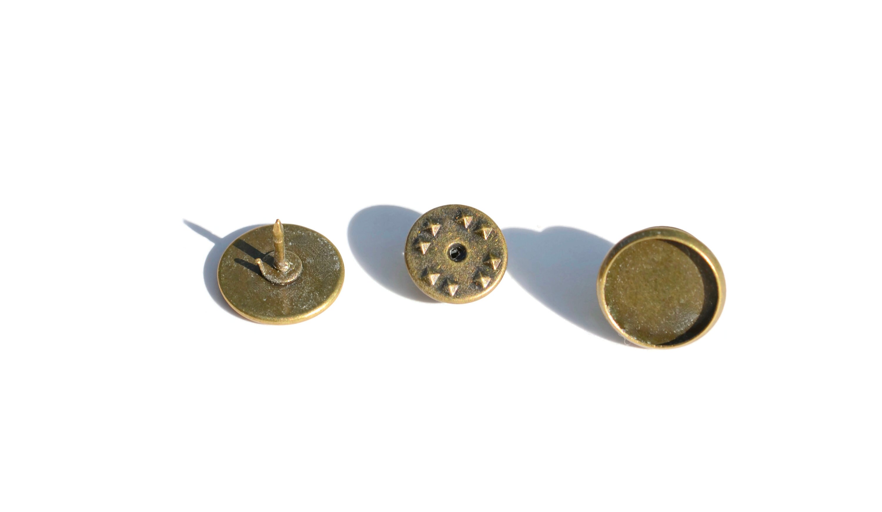 10 Tie Tac Pin Brooch Bronze Tone Lapel Pins F743 - Etsy