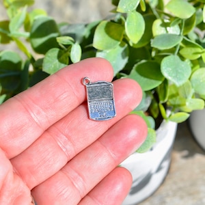 BULK 20   Computer Laptop 3D Silver Tone Charms SC4124