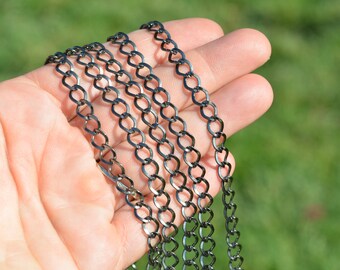 4 Meters Gunmetal Tone Link Curb Chain C829