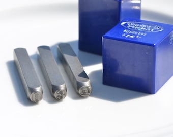 Metal Estampación 6mm Números Caja de herramientas Conjunto T111