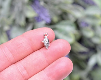 1  Corn on the Cob Silver Tone Charm SC6655