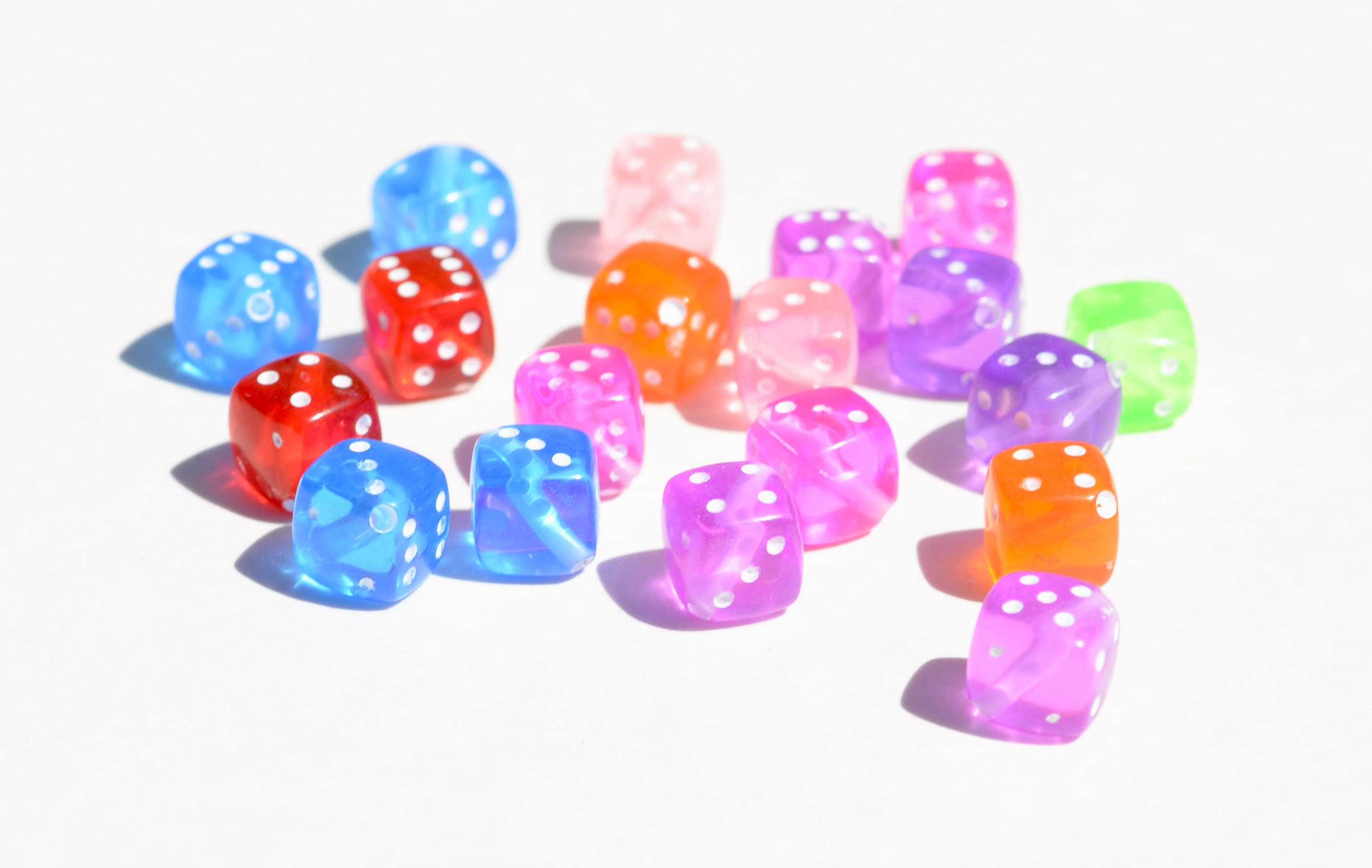 BULK 50 Multi Colored 8mm Square Dice Beads BD749 Etsy