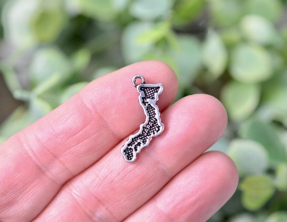 5 Japan Silver Tone Two Sided Charms SC4119 - Etsy