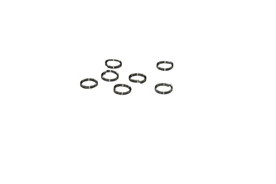 BULK 100 Stainless Steel  7mm Split Jump Rings F248
